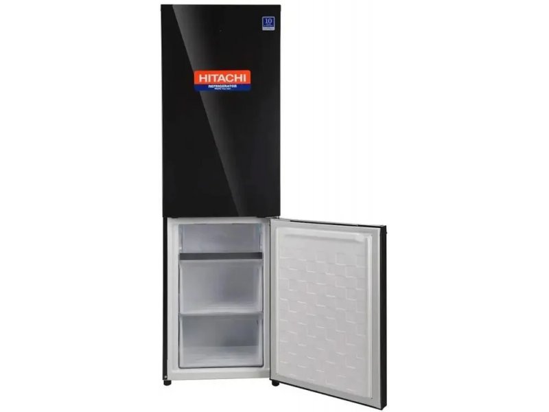 Холодильник Hitachi R-B410PUC6 BBK черный