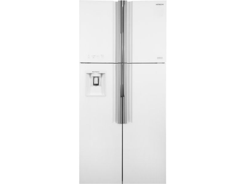 Холодильник Hitachi R-W660PUC7 GPW белый стекло Холодильник Hitachi R-W660PUC7 GPW белый стекло