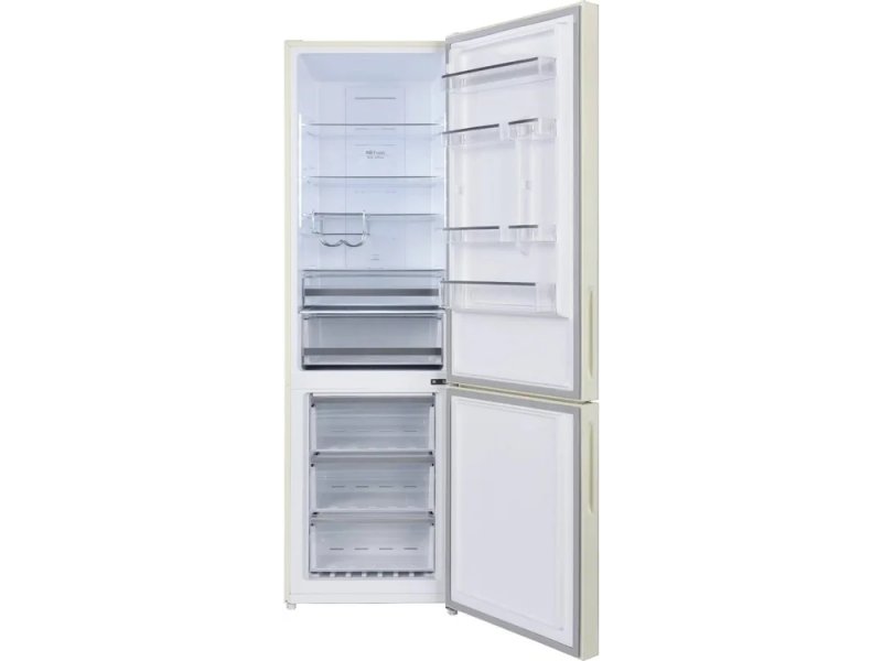 Холодильник Korting KNFC 62370 GB бежевый Холодильник Korting KNFC 62370 GB бежевый