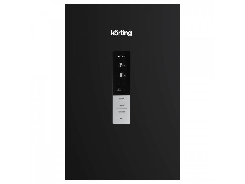 Холодильник Korting KNFC 62370 N черный