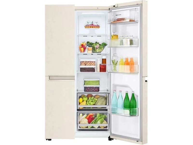 Холодильник LG GC-B257JEYV бежевый