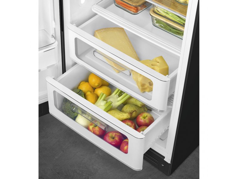 Холодильник Smeg FAB28LBL6 чёрный Холодильник Smeg FAB28LBL6 чёрный