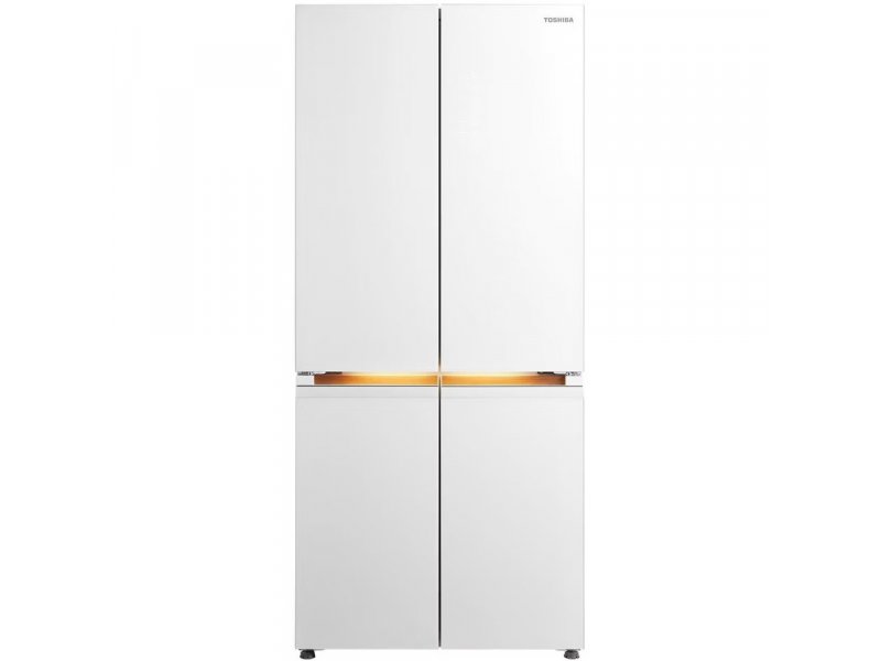 Toshiba GR-RF695WI-PGJ(67) встраиваемый Side-by-Side холодильник 535 л вид спереди