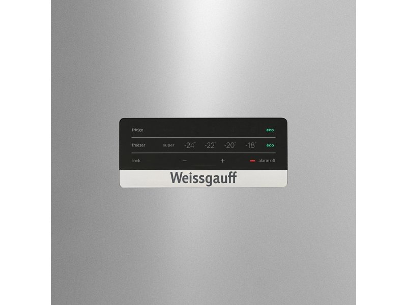 Холодильник Weissgauff CBN2WB3M2 серебристый Холодильник Weissgauff CBN2WB3M2 серебристый