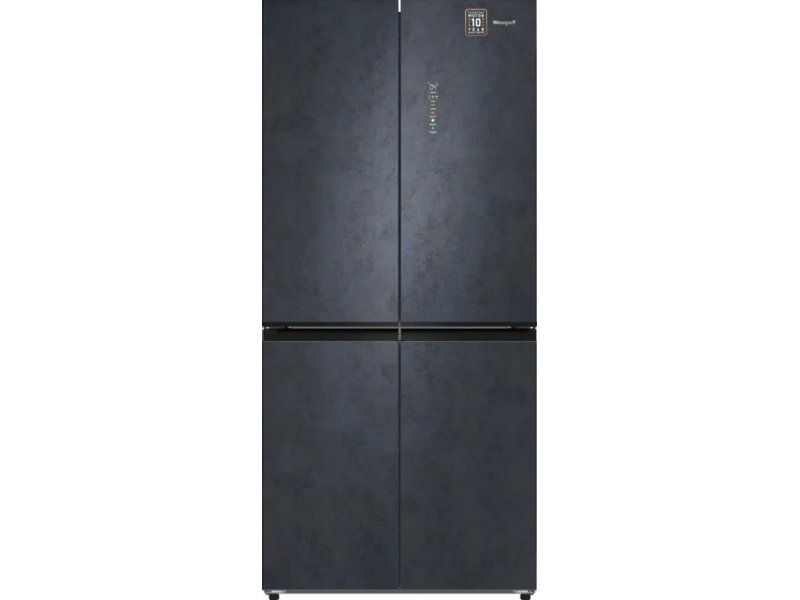 Холодильник Weissgauff WCD 450 Rock Glass графит темный