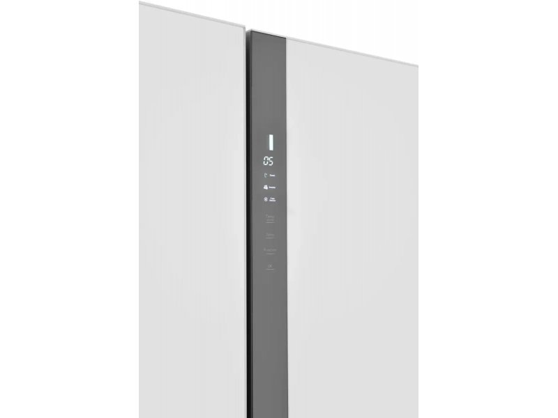 Холодильник Zugel ZRSS630W белое стекло Холодильник Zugel ZRSS630W белое стекло