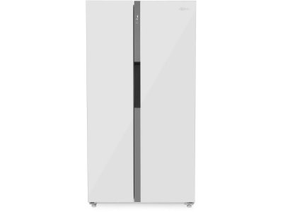 Холодильник Zugel ZRSS630W белое стекло Холодильник Zugel ZRSS630W белое стекло