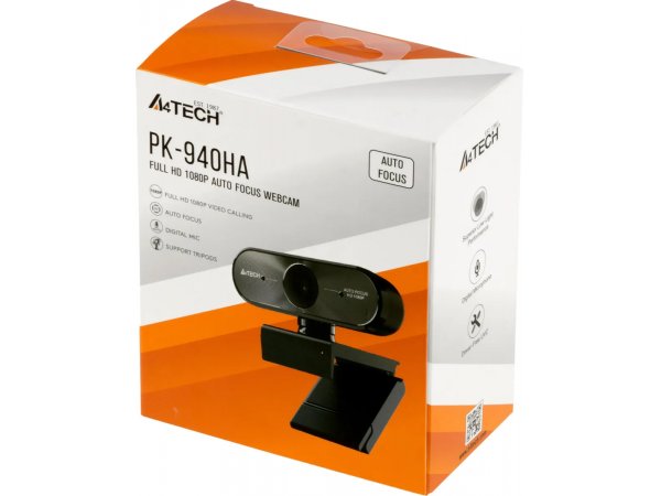 Веб-камера A4TECH PK-940HA черный