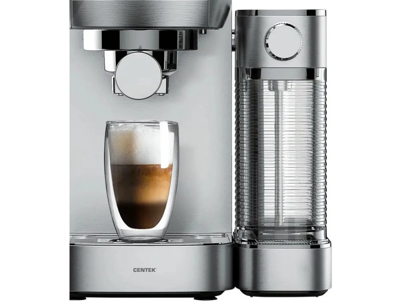 Кофеварка Centek CT-1170 серебристый Кофеварка Centek CT-1170 серебристый