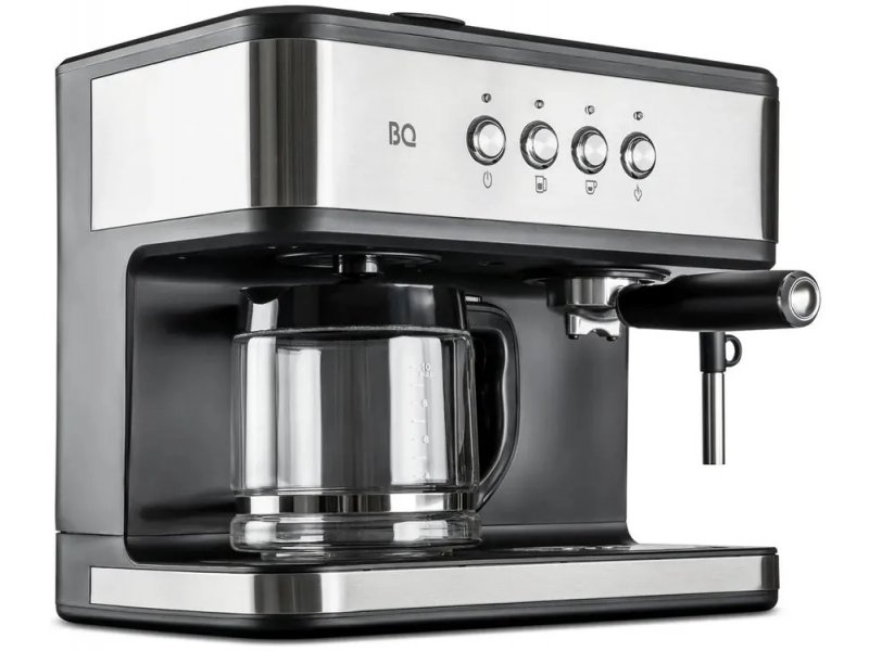 Кофеварка BQ CM1005 нержавеющая сталь /черный