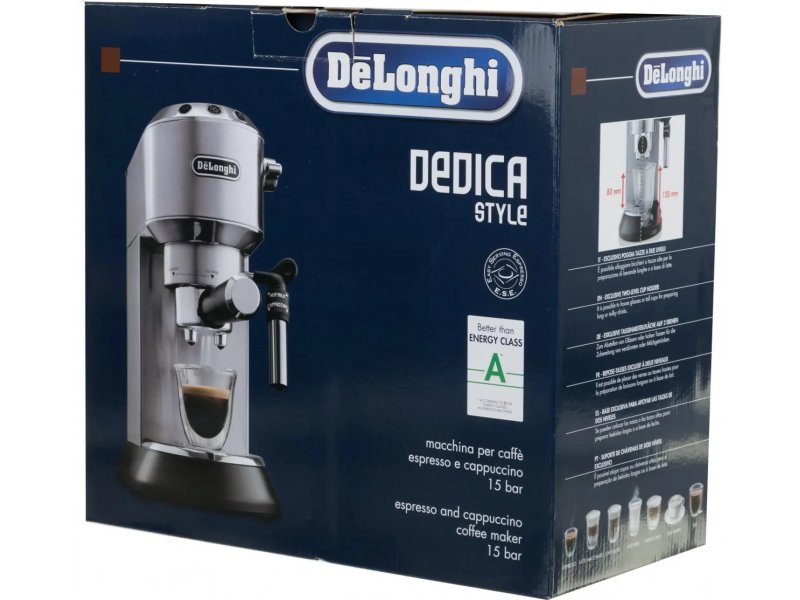 Кофеварка DeLonghi EC685.M серебристый