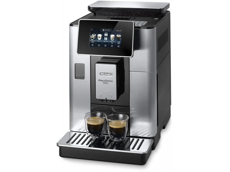 Кофемашина DeLonghi ECAM610.75.MB черный/серебристый