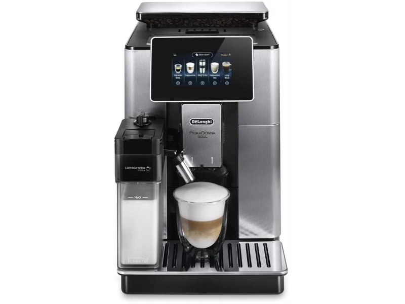 Кофемашина DeLonghi ECAM610.75.MB черный/серебристый