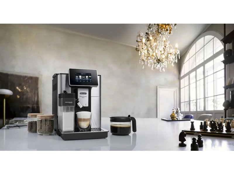 Кофемашина DeLonghi ECAM610.75.MB черный/серебристый