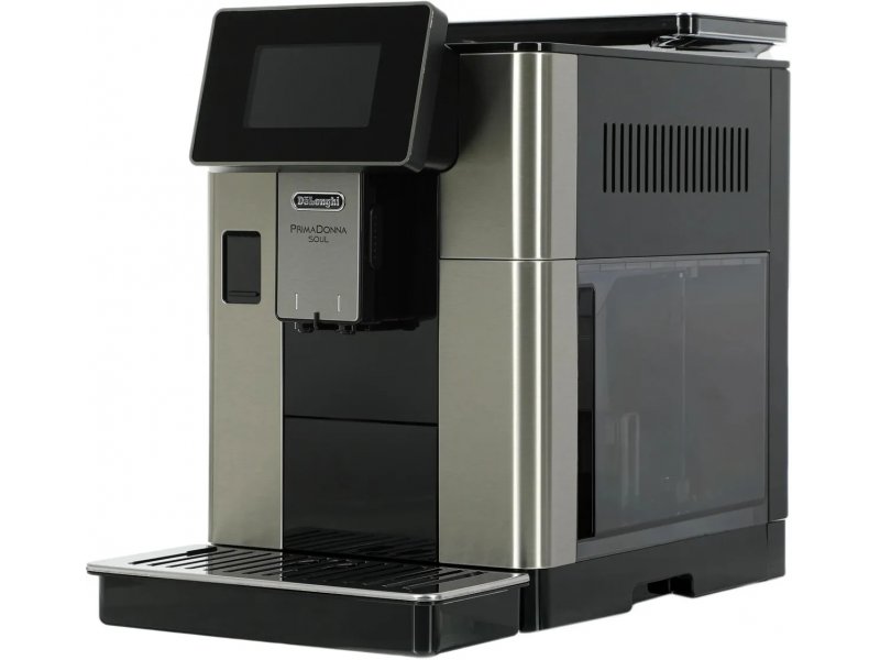 Кофемашина DeLonghi ECAM610.75.MB черный/серебристый