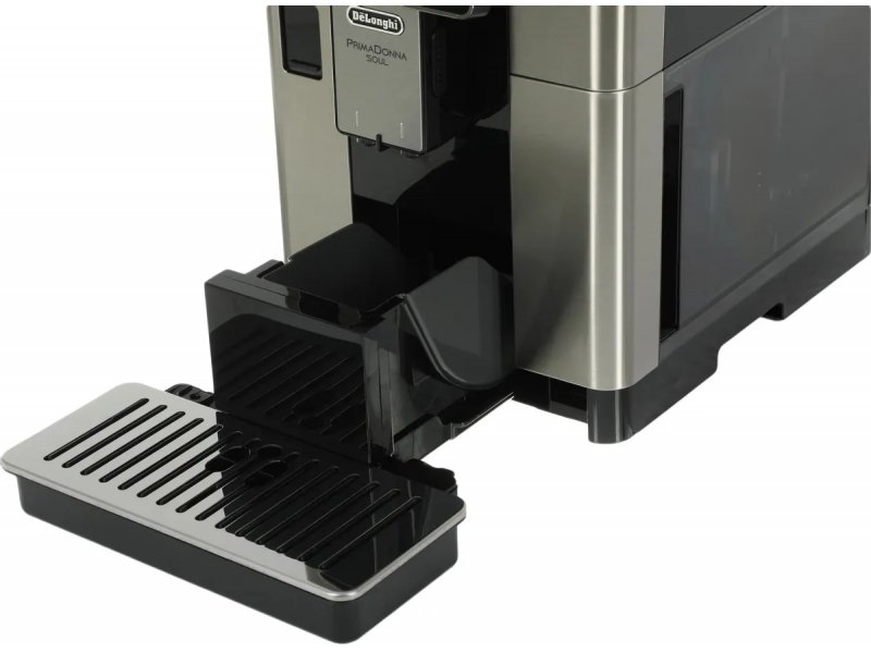 Кофемашина DeLonghi ECAM610.75.MB черный/серебристый