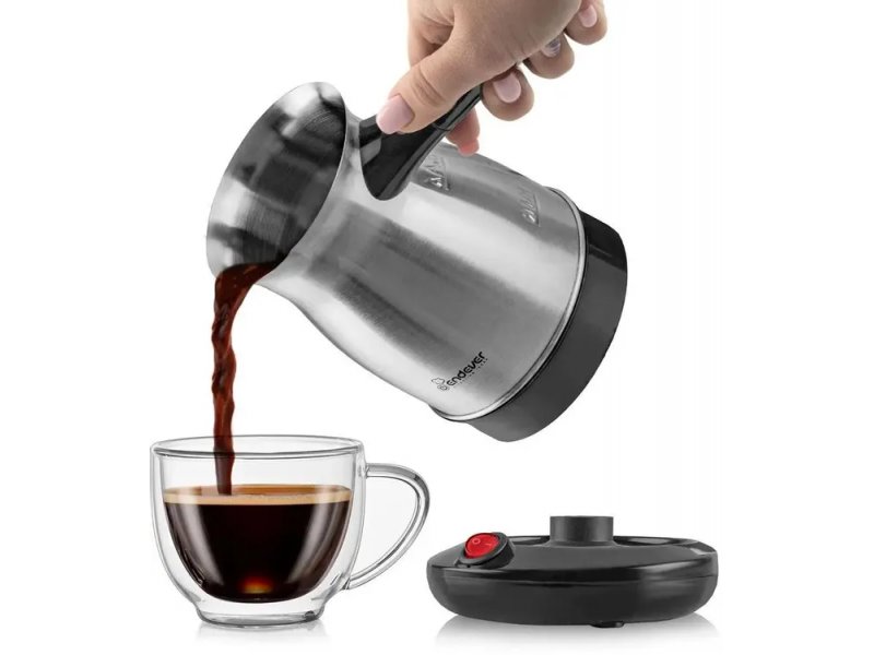 Кофеварка Endever Costa-1009 черный /стальной Кофеварка Endever Costa-1009 черный /стальной