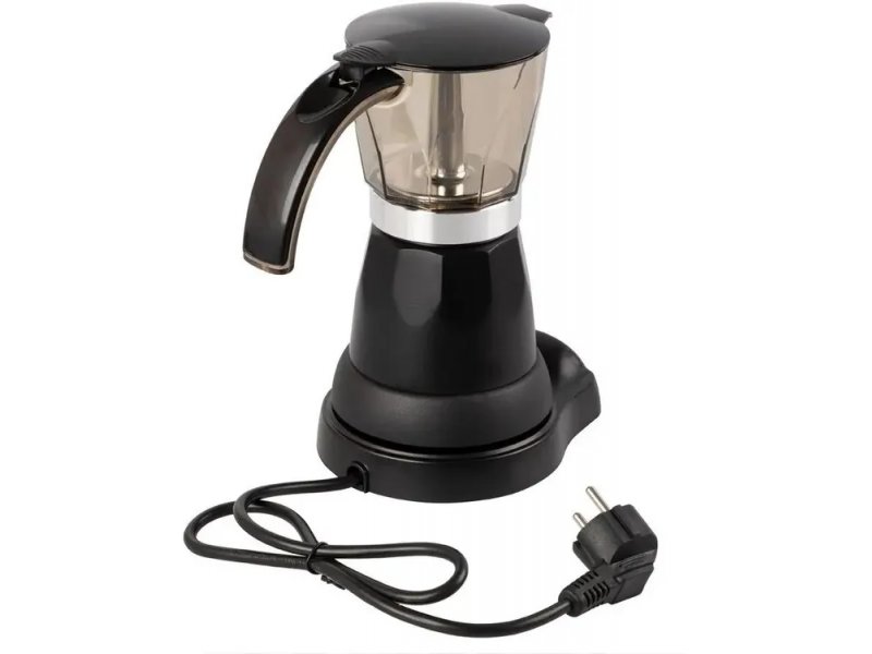 Кофеварка Endever Costa-1020 алюминий/черный Кофеварка Endever Costa-1020 алюминий/черный