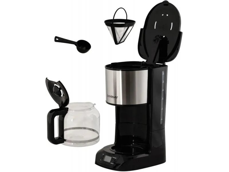 Кофеварка Endever Costa-1044 стальной /черный Кофеварка Endever Costa-1044 стальной /черный