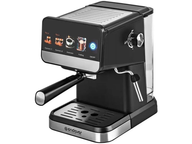 Кофеварка Endever Costa-1092 черный /стальной Кофеварка Endever Costa-1092 черный /стальной