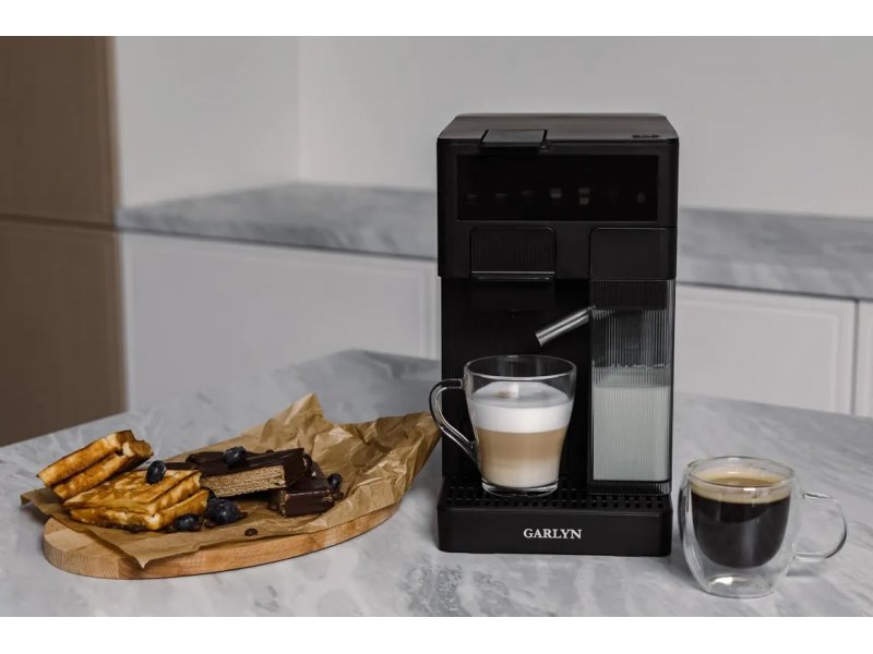 Кофеварка Garlyn Barista Compact черный Кофеварка Garlyn Barista Compact черный