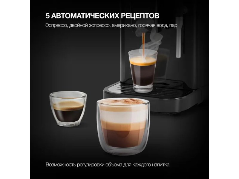 Кофемашина Hyundai HAM-4001 черный
