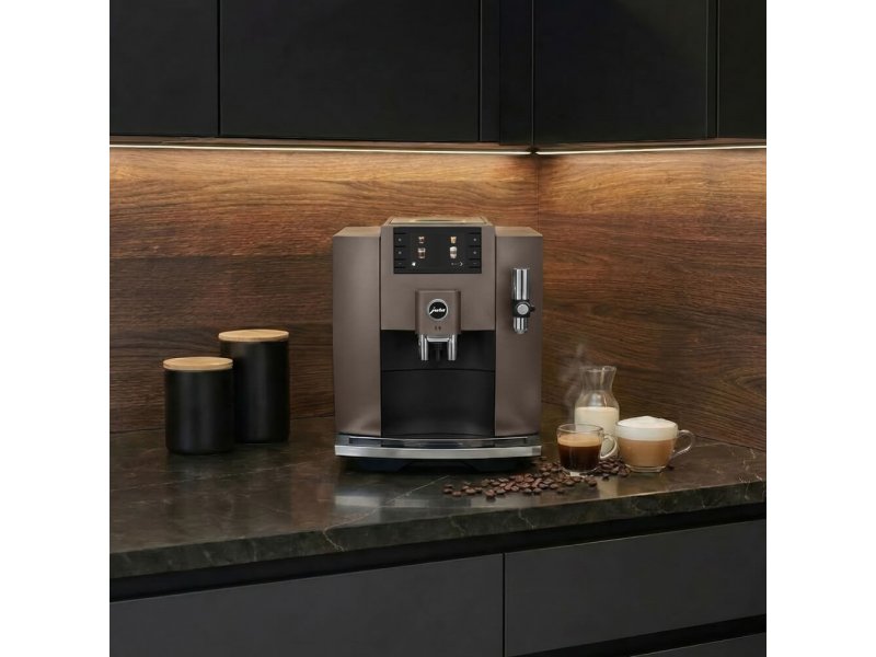 Кофемашина Jura E8 Dark Inox серый
