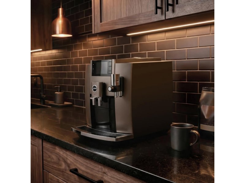 Кофемашина Jura E8 Dark Inox серый