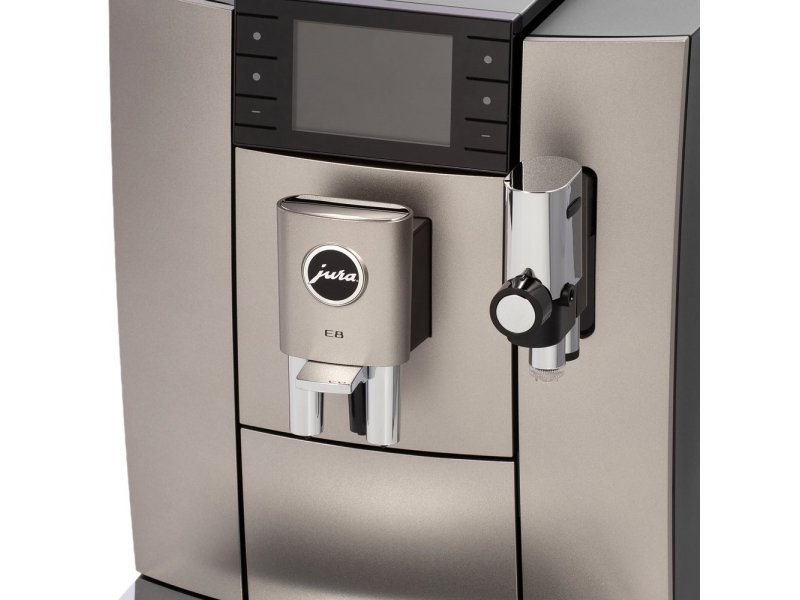 Кофемашина Jura E8 Midnight Silver серебристый