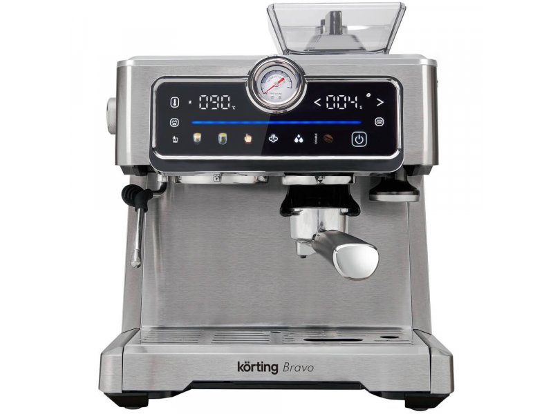 Кофемашина Korting KCM 1013 SA Bravo нержавеющая сталь Кофемашина Korting KCM 1013 SA Bravo нержавеющая сталь