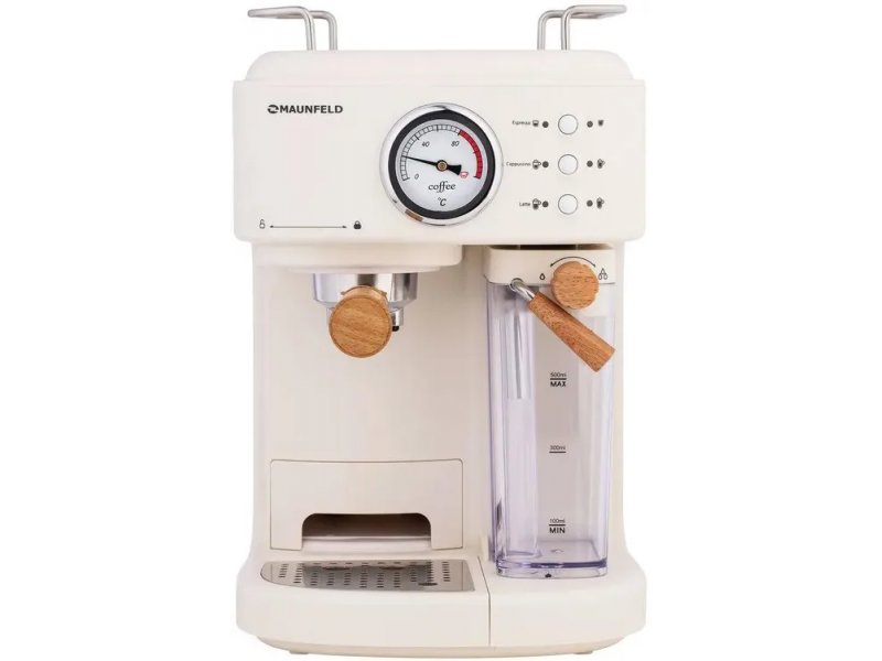 Кофеварка Maunfeld MF-737BG PRO бежевый