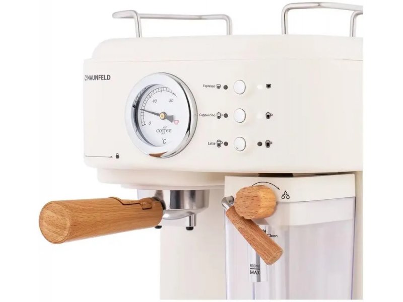 Кофеварка Maunfeld MF-737BG PRO бежевый Кофеварка Maunfeld MF-737BG PRO бежевый