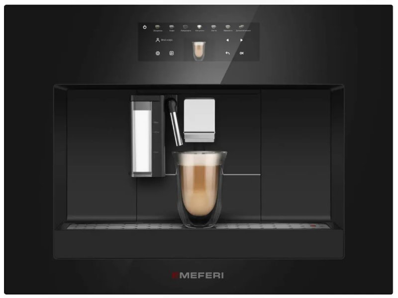 Встраиваемая кофемашина Meferi MCM6010BK черный