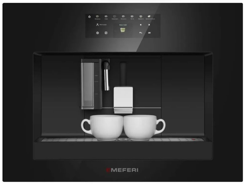 Встраиваемая кофемашина Meferi MCM6010BK черный