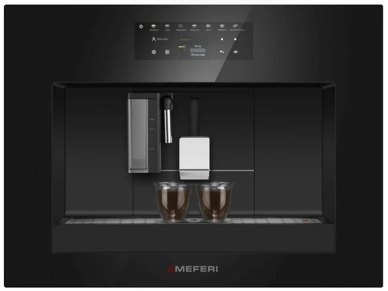 Встраиваемая кофемашина Meferi MCM6010BK черный