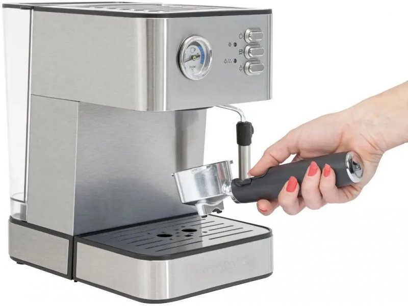 Кофеварка Profi Cook PC-ES 1209 серебристый Кофеварка Profi Cook PC-ES 1209 серебристый