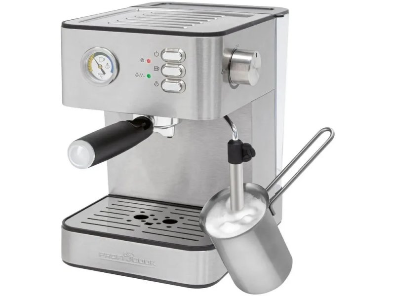 Кофеварка Profi Cook PC-ES 1209 серебристый Кофеварка Profi Cook PC-ES 1209 серебристый