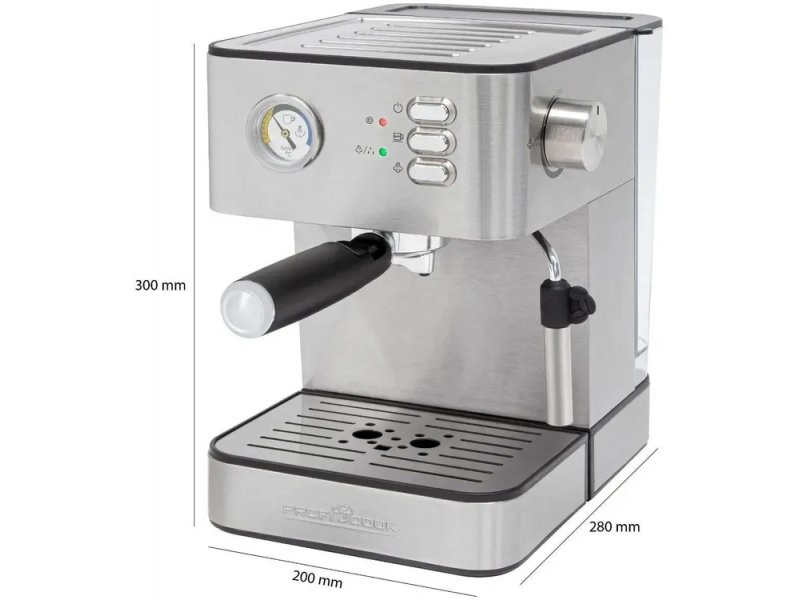 Кофеварка Profi Cook PC-ES 1209 серебристый Кофеварка Profi Cook PC-ES 1209 серебристый