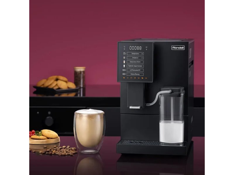 Кофемашина Rondell RDE-1118 черный Кофемашина Rondell RDE-1118 черный