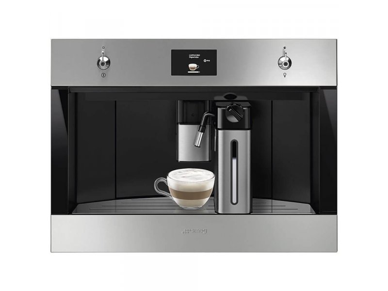 Встраиваемая кофемашина Smeg CMS4303XRU серебристый