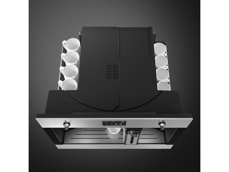 Встраиваемая кофемашина Smeg CMS4303XRU серебристый