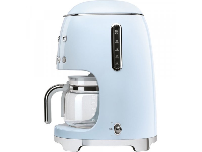 Кофеварка Smeg DCF02PBEU голубой Кофеварка Smeg DCF02PBEU голубой