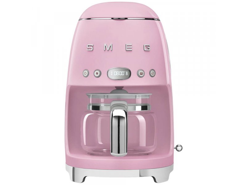 Кофеварка Smeg DCF02PKEU розовый Кофеварка Smeg DCF02PKEU розовый