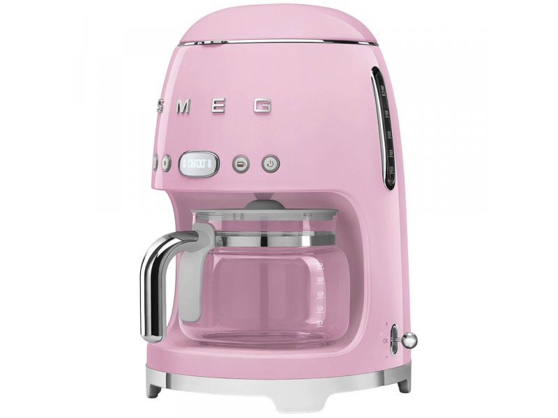 Кофеварка Smeg DCF02PKEU розовый Кофеварка Smeg DCF02PKEU розовый