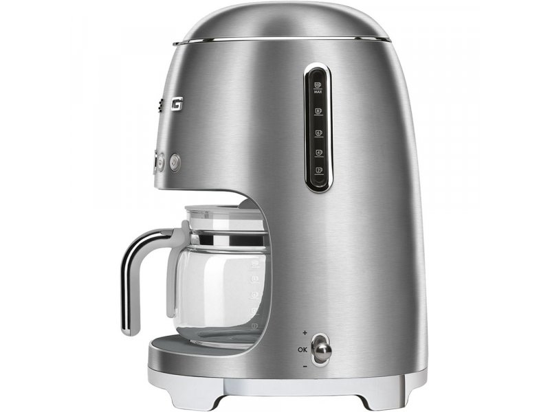 Кофеварка Smeg DCF02SSEU нержавеющая сталь Кофеварка Smeg DCF02SSEU нержавеющая сталь