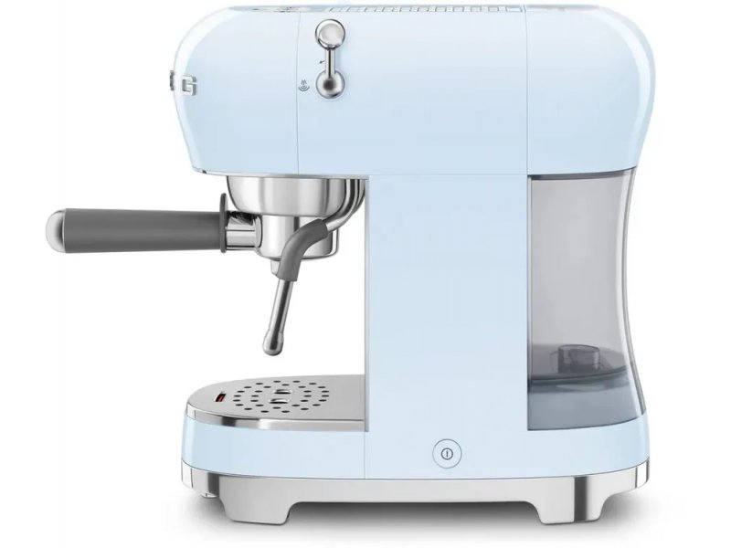Кофемашина Smeg ECF02PBEU голубой