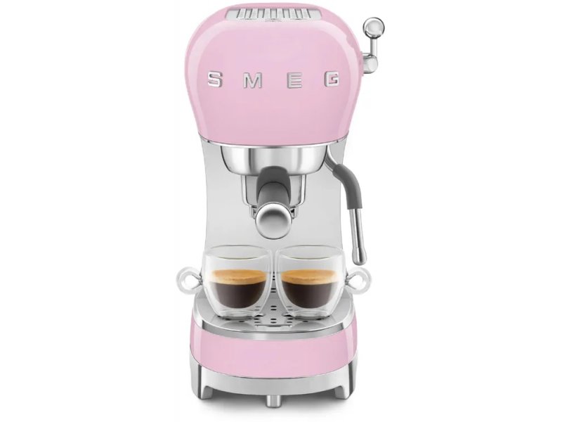 Кофемашина Smeg ECF02PKEU розовый