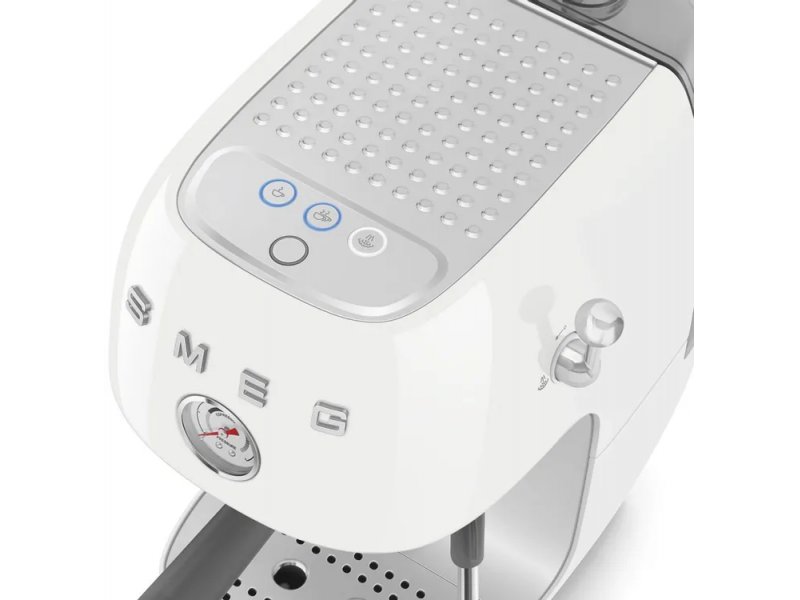 Кофемашина Smeg ECF03WHEU белый/серебристый
