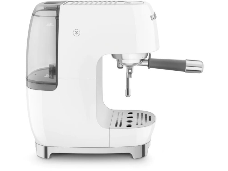 Кофемашина Smeg ECF03WHEU белый/серебристый