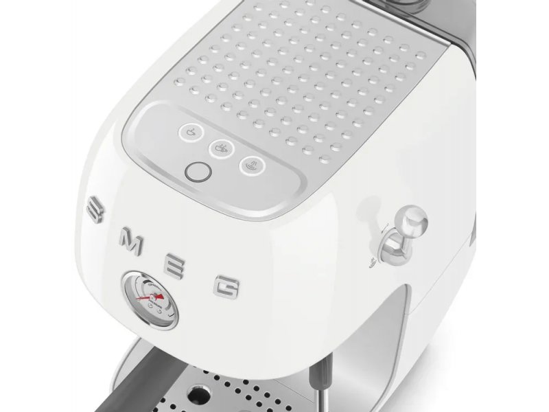 Кофемашина Smeg ECF03WHEU белый/серебристый